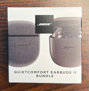 (値下げ)【ほぼ未使用】Bose QC Earbuds II ブラック(ワイヤレス) 純正ケース付き【超美品】