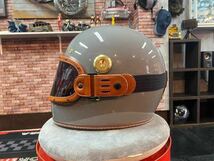  Feture Helmet フルフェイスヘルメット&ゴーグル&専用クリアーシールド L: 58-59cm グレー_画像3