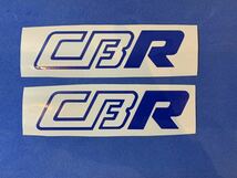 送料無CBR400F純正タイプカスタムステッカー2枚セット青カッティング ステッカーBEETアンダー　カウル　タイムセール！_画像1