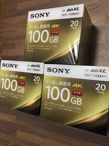 SONY 20BNE3VEPS2 3パック BD-RE XL ブルーレイディスク 60枚