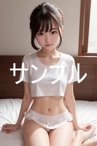 童顔美女パンチラ10人・ポスター「お義父さん、何の用ですか？」　A4光沢用紙・高画質 1