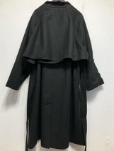 新品☆4L黒系♪軽くて暖か♪ウール調コート☆w719_画像7