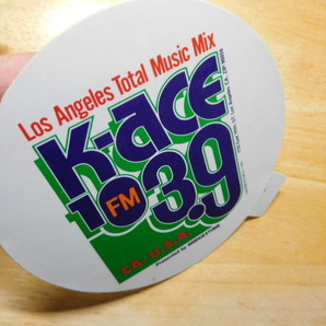 希少レア☆彡新品在庫品・Los Angeles・FM103.9・CA.USA(12㎝）ステッカーの画像3