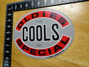 希少レア☆彡新品在庫品・COOLS・OLDIESクールス（8㎝）SPECIAL・舘ひろし/岩城滉一・ステッカー・ロックンロール・レトロ・当時物？