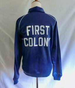 Hind Wells ジャンパー　ブルゾン　ジップアップ　ジャンパー　青　ブルー　アメリカ　古着　FIRST COLONY