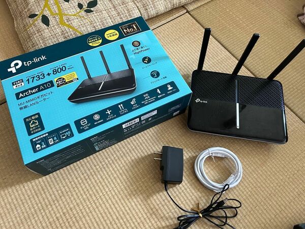 TP-LINK ArcherA10 MU-MIMOギガビット　無線LANルーター★中古