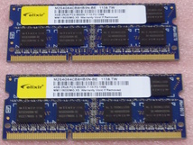 ☆CFD W3N1066Q-4G - PC3-8500S/DDR3-1066 204Pin DDR3 S.O.DIMM 8GB(4GB x2) 動作品_画像2