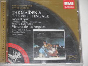 CD１枚　ビクトリア・デ・ロス・アンヘレス - スペイン歌曲集　THE　MAIDEN　＆THE　NIGHTINGALE　Victoria　de　los　Angeles