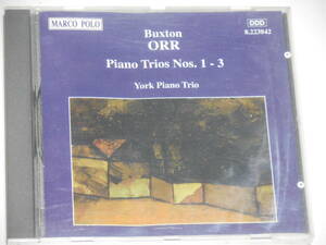 CD1枚 　Buxton　ORR　ピアノトリオNO.1-3　York　Piano　Trio　