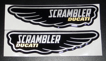 DUCATI SCRAMBLER／ドゥカティ スクランブラー タンクデカール（GEL立体タイプ）_画像4