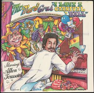 Allen Toussaint / Mr. Mardi Gras (I Love A Carnival Ball) 【USオリジナル】1987 / Cayenne Records LP-800 中古