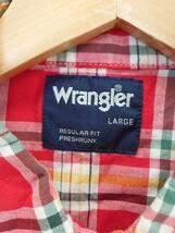 Wrangler ラングラー 赤チェック 長袖シャツ ウエスタンシャツ WS9005 L 10108047_画像7