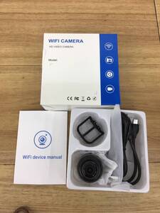 送料無料S79872 WIFI CAMERA HD VIDEO CAMERA 遠隔操作機能付きスマート防犯カメラ　　良品