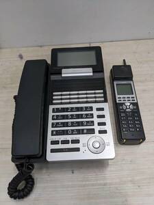 送料無料S79901 日立 integral-E 18ボタン電話機 「ET-18iE-SD(B)2」 子機付き　ビジネスホン
