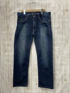 送料無料S79978 Calvin Klein Jeans カルバンクライン ジーンズ メンズデニム デニムパンツ ジーンズ ストレート サイズ31 古着