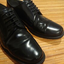 FRESCO MARE 紳士靴 ブラック 27.5cm 3E 紐 外羽根 プレーントゥ KO-952 フレスコマーレ ビジネスシューズ 革靴_画像7