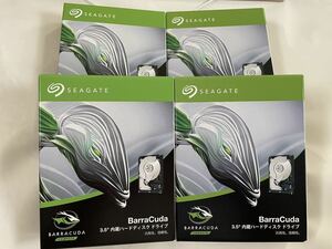 未使用未開封品 Seagate ST8000DM004 8TB HDD 4台セット 3.5インチ 内蔵ハードディスク 5400rpm 256MB 4Kセクター ②