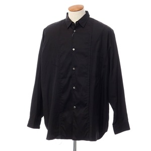 【中古】コムデギャルソンオムプリュス COMME des GARCONS HOMME PLUS 2018年春夏 コットン 長袖シャツ ブラック【サイズM】[BPD]