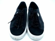 PUMA プーマ スウェード ローカット スニーカー size24.5/黒 ◇■ ☆ djb9 レディース_画像3