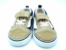 VANS バンズ V36BABY OLD SKOOL スニーカー size13ｃｍ/ベージュｘ紺 ■■ ☆ djd1 子供服_画像3