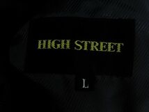 HIGH STREET ハイストリート ウール100% ダブルボタン コート sizeL/グレー ◆■ ☆ dja3 メンズ_画像5