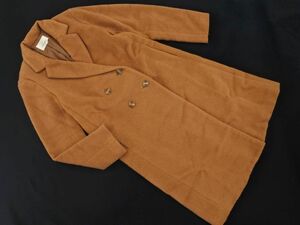 Ungrid アングリッド ウール混 ロング コート sizeS/キャメル ◆■ ☆ djb2 レディース