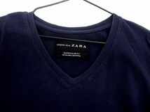 ZARA ザラ カットソー sizeS/紺 ◇■ ☆ djb2 レディース_画像3