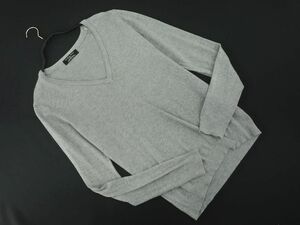 ネコポスOK ZARA MAN ザラ マン Vネック ニット セーター sizeM/グレー ◇■ ☆ djb7 メンズ