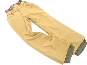 QUIKSILVER クイックシルバー スキー スノーボード ウェア SLIM FIT パンツ sizeS/ベージュ ◆■ ☆ djb9 メンズ