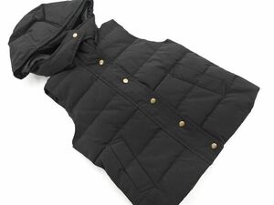 ZAMPA The n puff -ti down vest sizeM/ black *# * djc4 lady's 