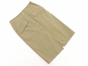 MACPHEE マカフィー トゥモローランド カーゴ タイト スカート size34/カーキ ■■ ☆ djc5 レディース