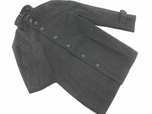 URBAN RESEARCH Urban Research wool . stand-up collar coat size38/ charcoal *# * djc6 men's 