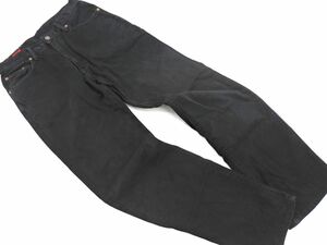 EDWIN エドウィン レギュラーストレート デニムパンツ size30/黒 ■■ ☆ djc7 メンズ