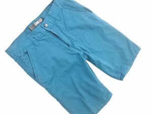 Lee リー カラー ハーフ パンツ size32/青緑 ■◆ ☆ djd0 メンズ