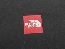 ネコポスOK THE NORTH FACE ザノースフェイス NT31955 スモールボックスロゴ Tシャツ sizeS/黒 ■◆ ☆ djd1 メンズ_画像4