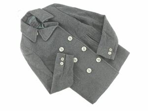 MOUSSY Moussy wool . pea coat size1/ gray *# * djd1 lady's 