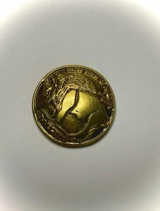 *FIVE CENTS монета Conti . Gold цвет * кошелек навесная сумка стоимость доставки клик post 185 иен 