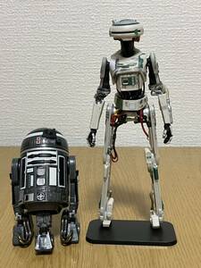 レア スターウォーズ ブラックシリーズ 6インチ フィギュア L3-37 と R2-F2 セット 検) R2-D2 C-3PO ロボットrobot Pluto プルート 似