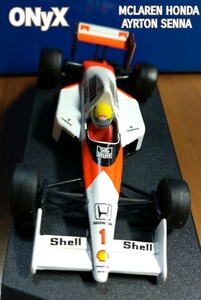 【ONYX オニキス】◆McLaren HONDA #１ A.SENNA F1 WORLD CHAMPION / マクラーレン ワールドチャンピオン / A.セナ限定コレクション 　C．