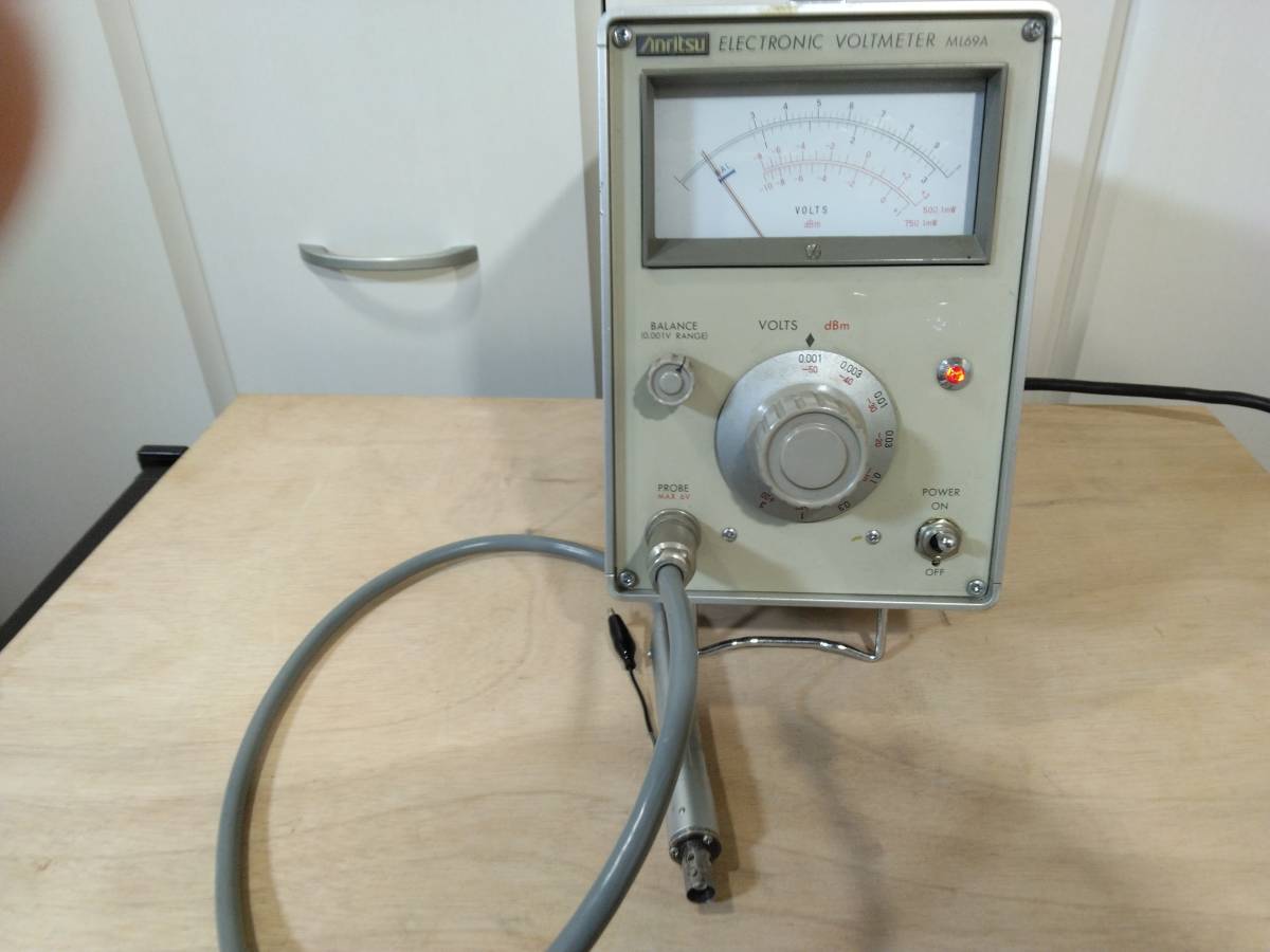 ヤフオク! - アンリツ 電子電圧計 ML69A ELECTRONIC V...