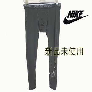  new goods unused * free shipping *( men's L) Nike Pro NIKE PRO black long tights training tights light weight dry Fit 
