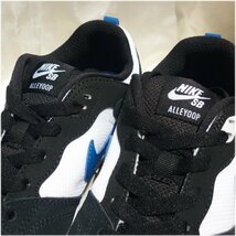 新品未使用◆送料無料◆25.5cmナイキ NIKE SB アリウープ メンズスニーカー/黒白青/エスビー/ALLEYOOP_画像4