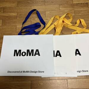 ☆MoMA ニューヨーク近代美術館☆紙袋 ショッパー 3枚　ショップ袋