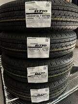 【送料無料】145/80R12 LT 80/78N ブリヂストン　ECOPIA R710_画像1