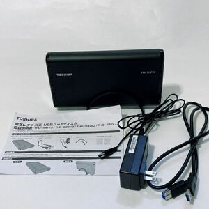 東芝 USBハードディスク TOSHIBA REGZA THD-400V3