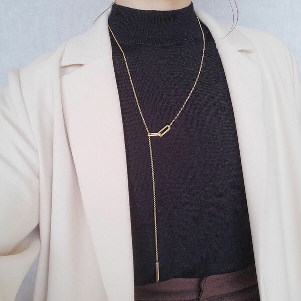 long chain NECKLACE ネックレス　ロングネックレス　チェーンネックレス　アレルギー対応　ステンレス