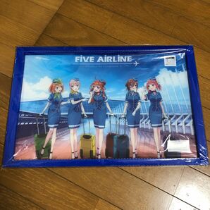 特大アクリルアートパネル 五等分の花嫁 FIVE AirLine 一花 二乃 三玖 四葉 五月 アクリルスタンド アクリルボード