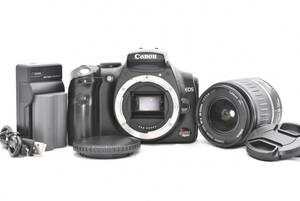 Canon キャノン Canon EOS Kiss Digtal ボディ Canon EF-S 18-55mm F3.5-5.6 USM AF レンズ(t4044)