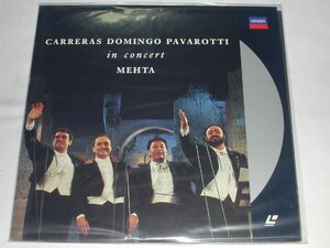 (LD: laser disk )CARRERAS DOMINGO PAVAROTTI in concert MEHTA( foreign record )[ used ]