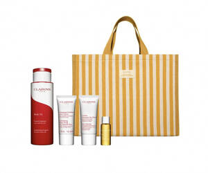 * new goods unused Clarins CLARINS body kit 2023 tote bag high capacity general merchandise shop anonymity shipping 